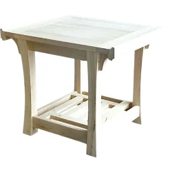 Table de chevet hévéa 60x50x51cm MAORI