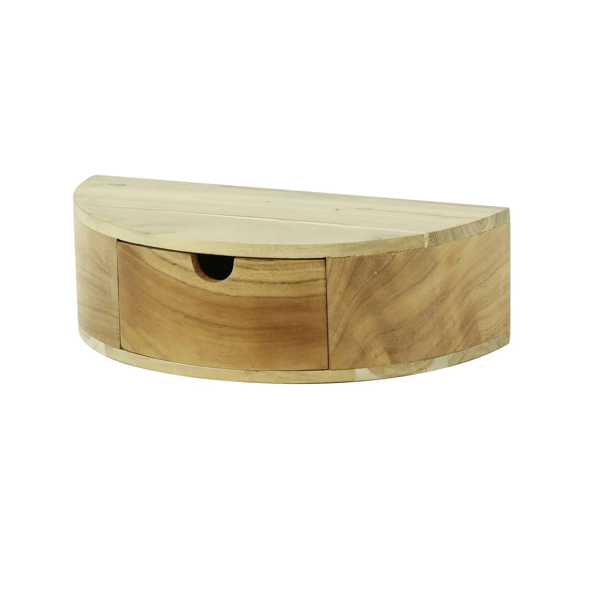 Table de chevet murale courbe 1 tiroir MELBOURNE