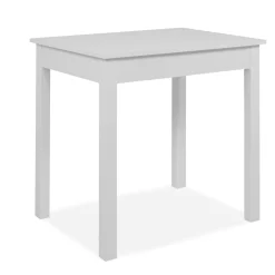 Table de cuisine blanche moderne 110 cm ALVA