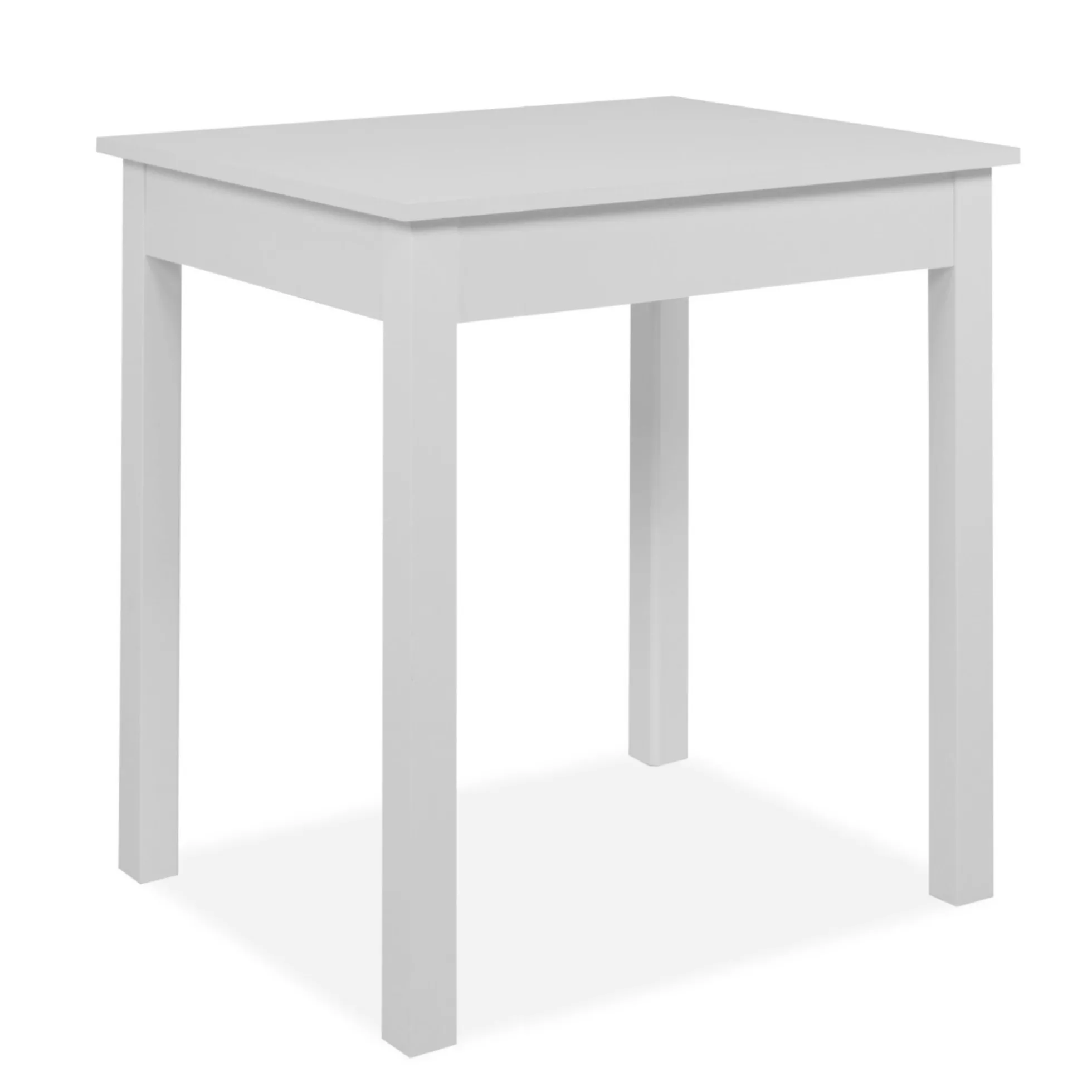 Table de cuisine blanche moderne 90 cm ALVA
