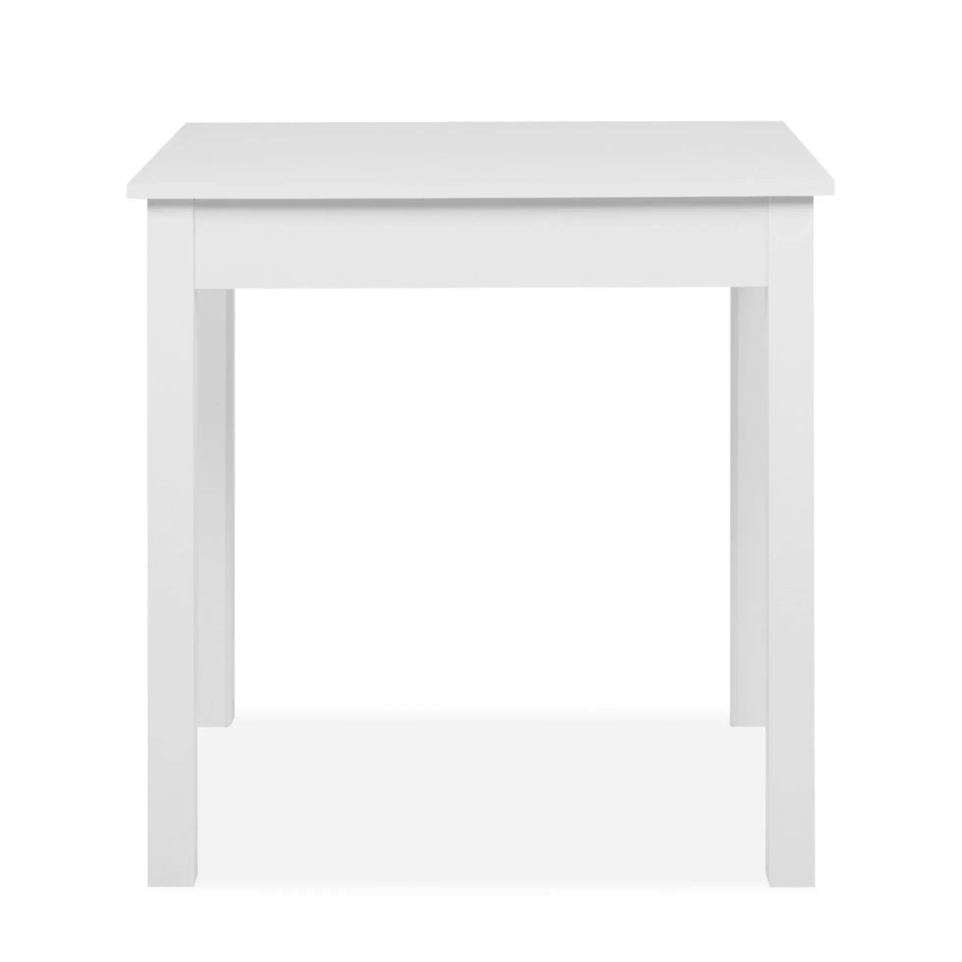 Table de cuisine blanche moderne 90 cm ALVA
