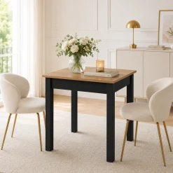 Table de cuisine style loft 110 cm ALVA
