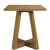 Table de jardin carrée 70 cm en teck recyclé ORIA