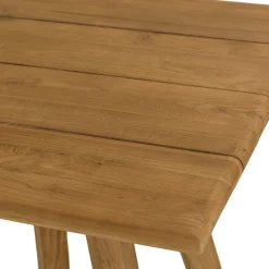 Table de jardin carrée 70 cm en teck recyclé ORIA