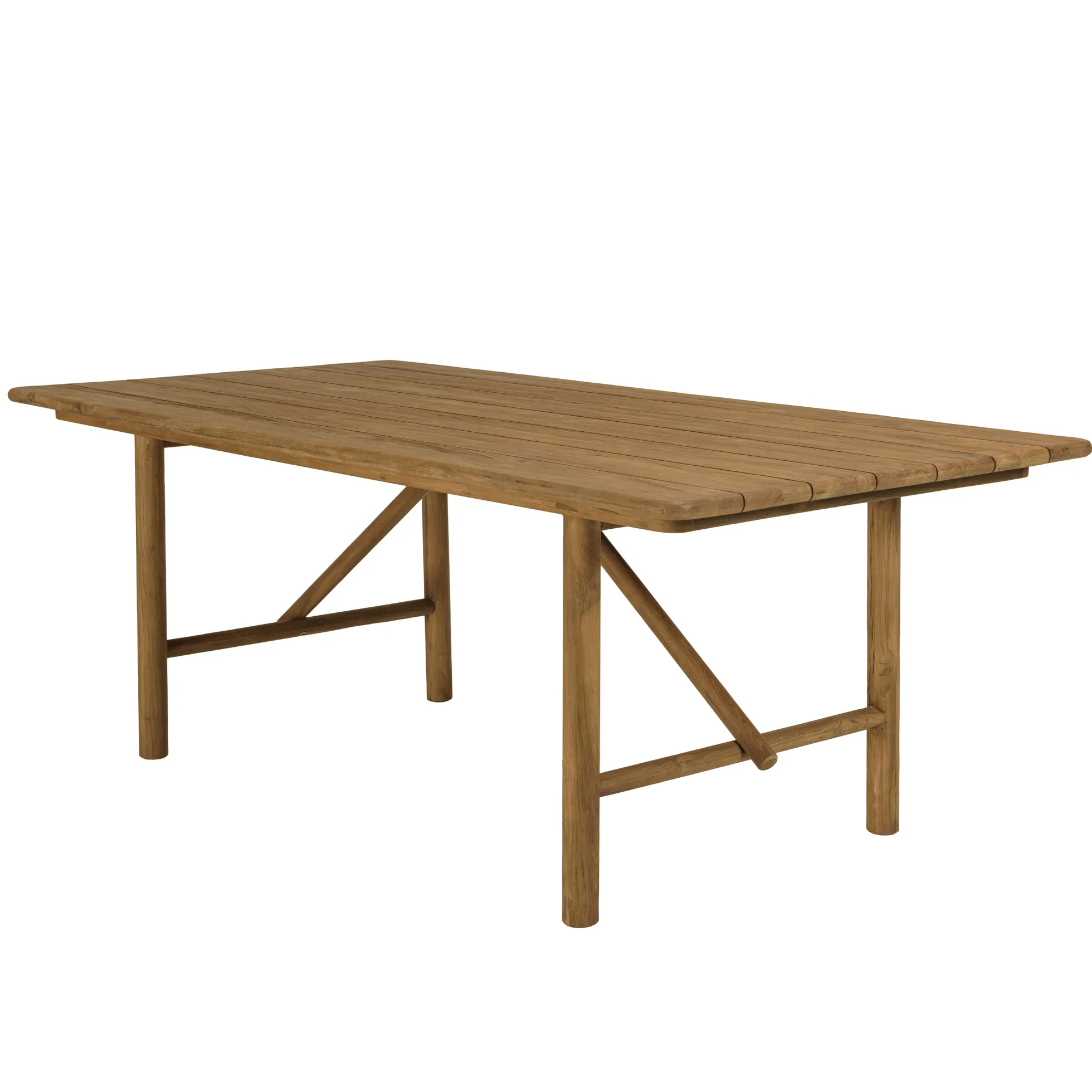 Table de jardin 200 cm en teck recyclé ORIA