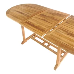 Table de jardin en teck extensible 180/240 KUTA