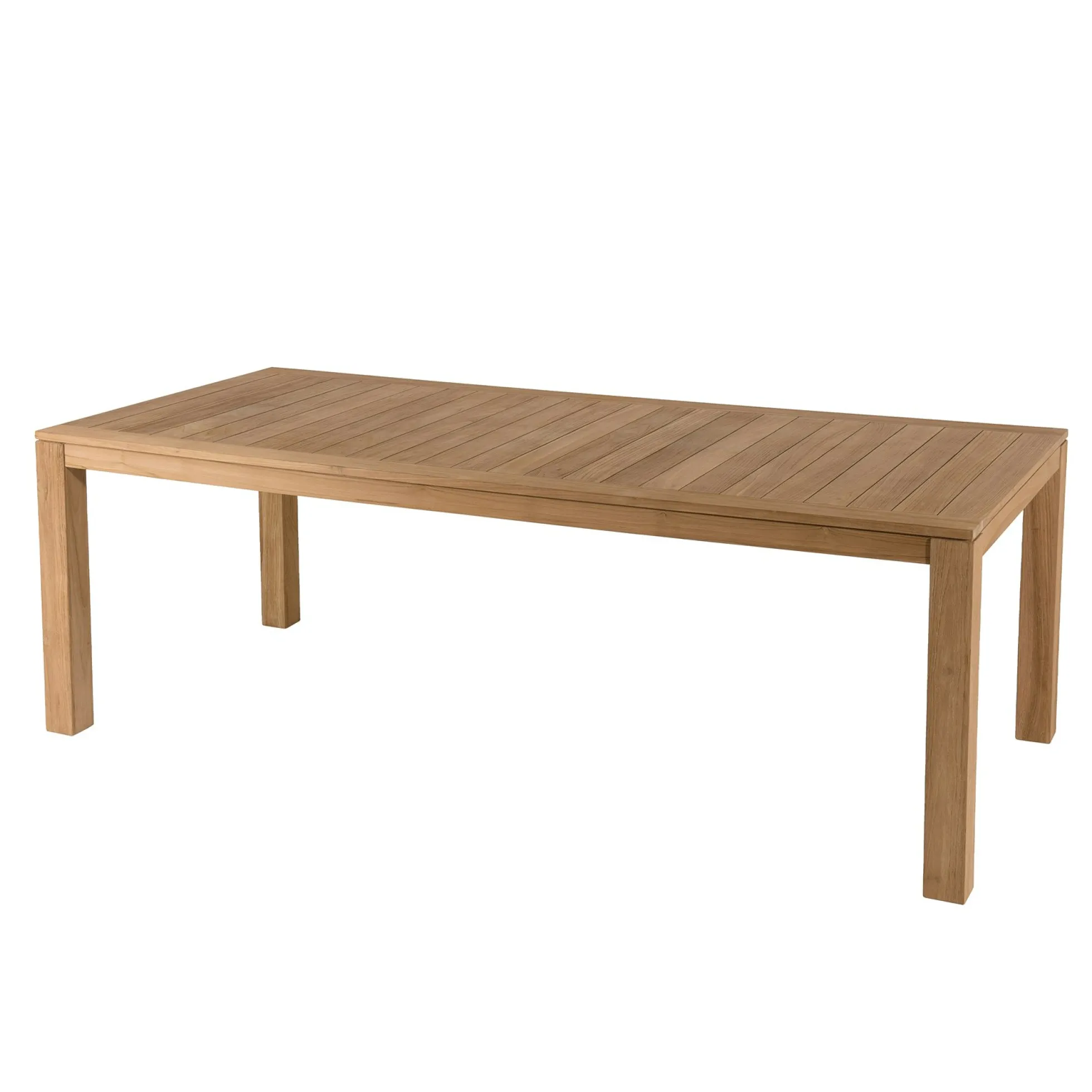 Table de jardin en teck 220 x 100 cm BERGEN