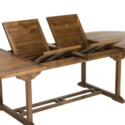 Table de jardin extensible en teck huilé 200/300 cm MACAO