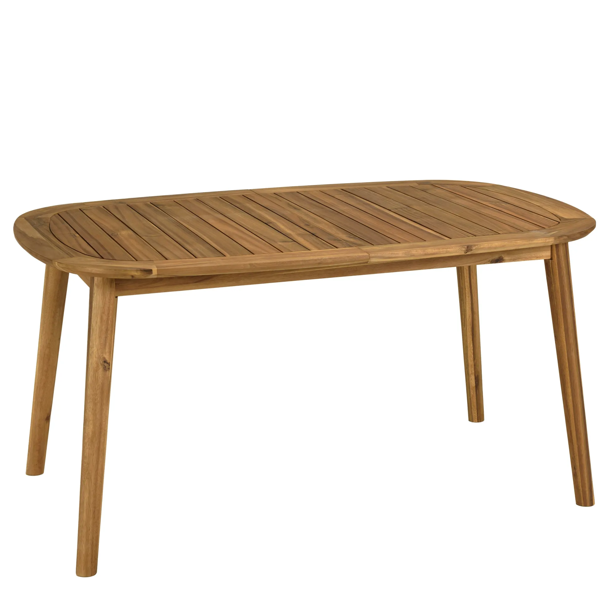 Table de jardin extensible en acacia huilé 150/200x100cm OSTIA