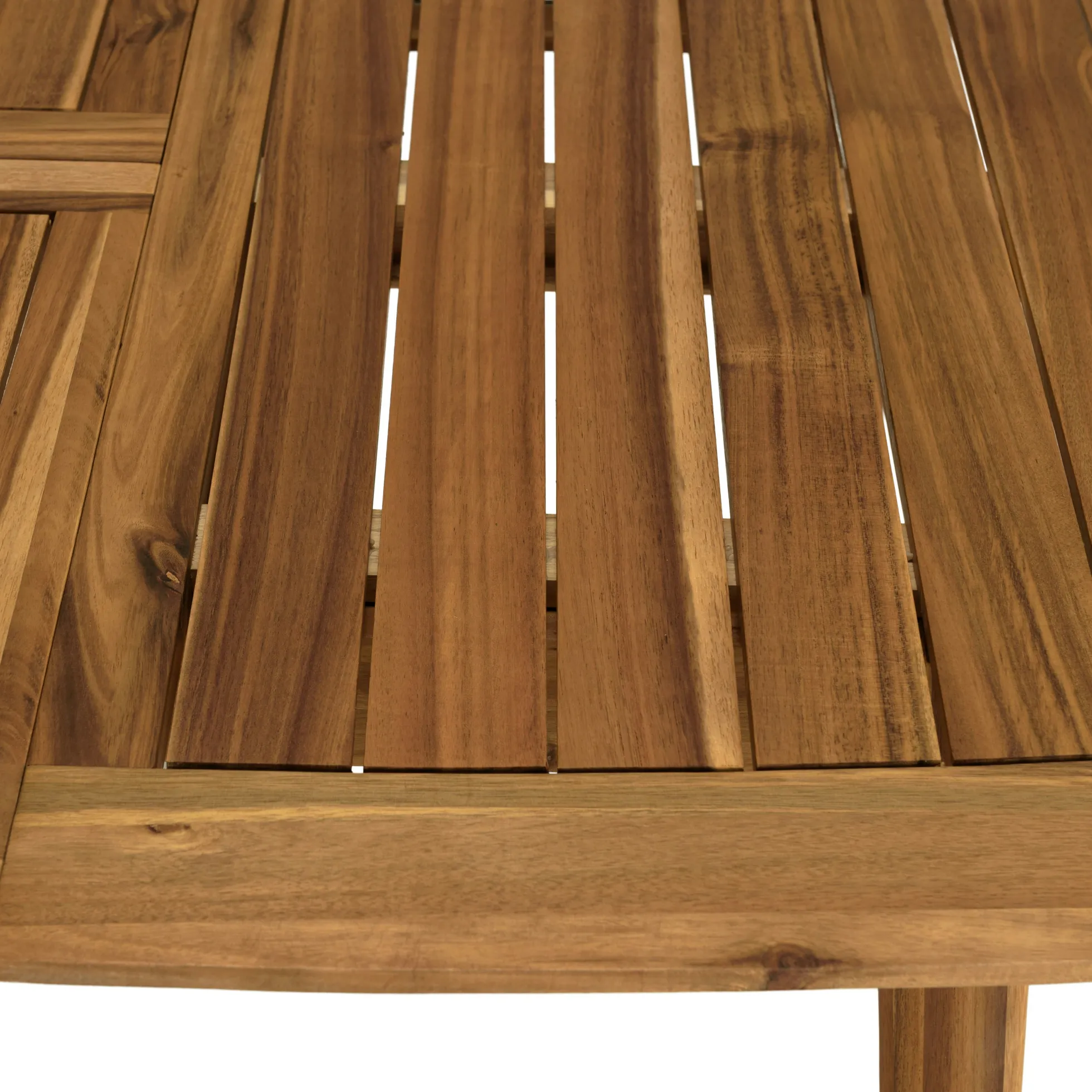 Table de jardin extensible en acacia huilé 150/200x100cm OSTIA
