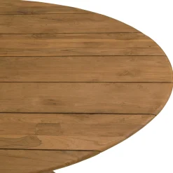 Table de jardin ovale 240 cm en teck recyclé ORIA