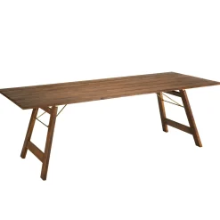 Table de jardin 10 personnes acacia 220x90 BAHIA