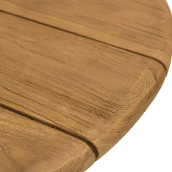 Table de jardin ronde 70 cm en teck recyclé ORIA