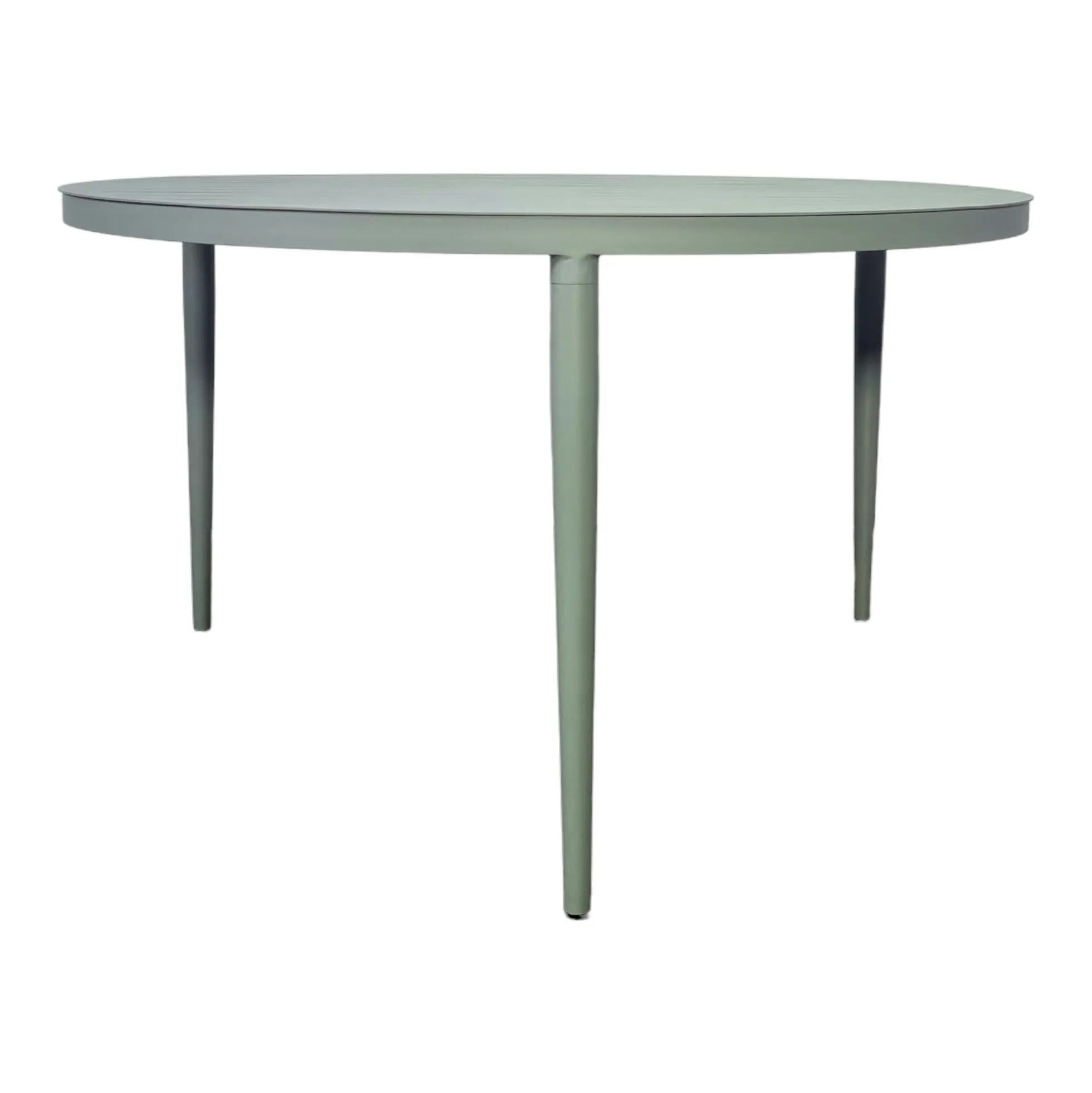 Table de jardin ronde en aluminium vert argile Ø 130 cm STOCKHOLM