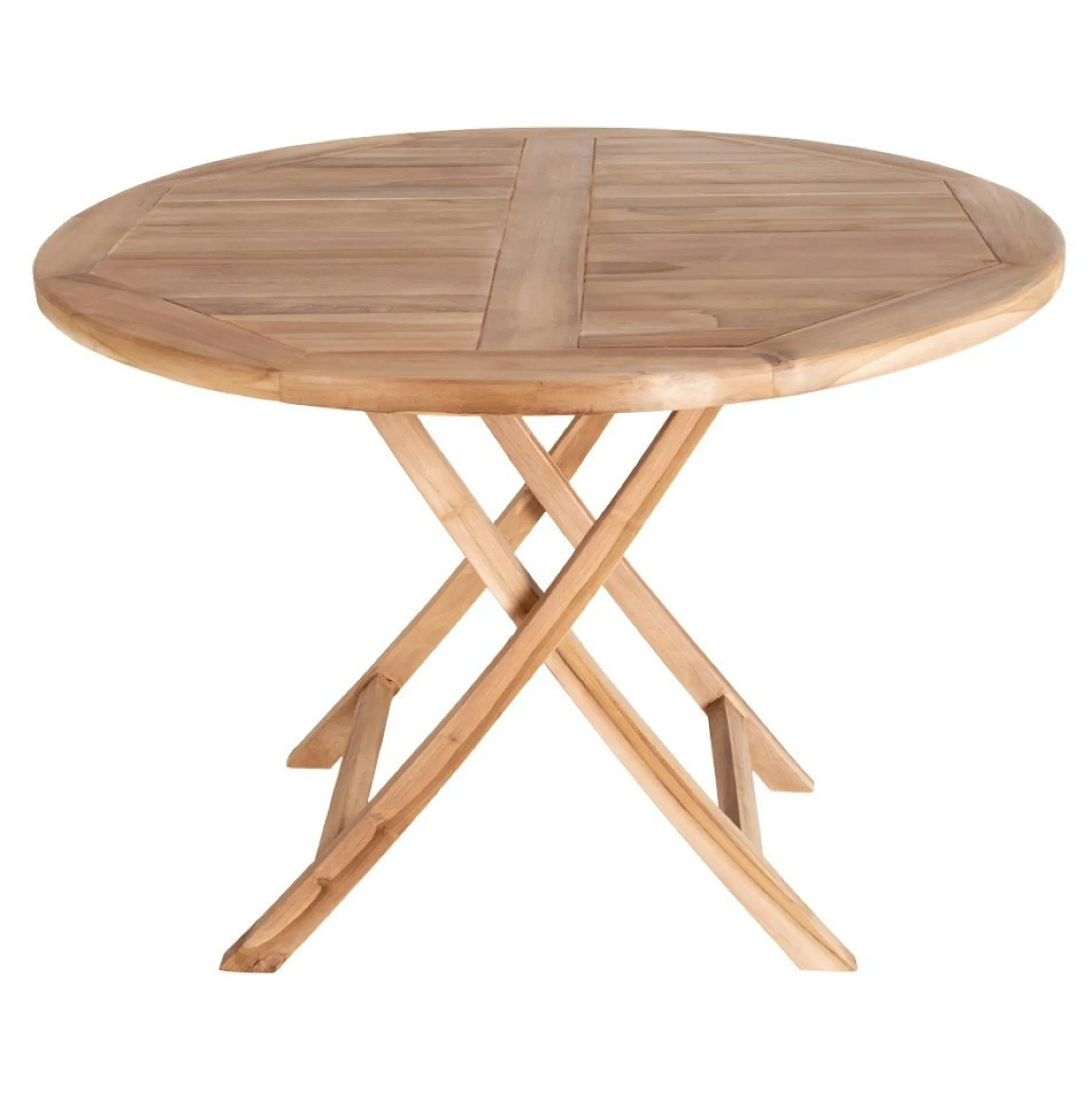 Table de jardin ronde en teck ø100 cm TANETE