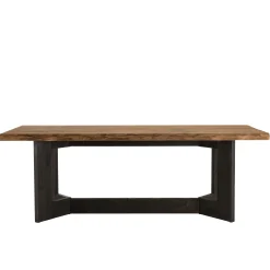 Table de repas bois recyclé pin 220 cm CRACOVIE