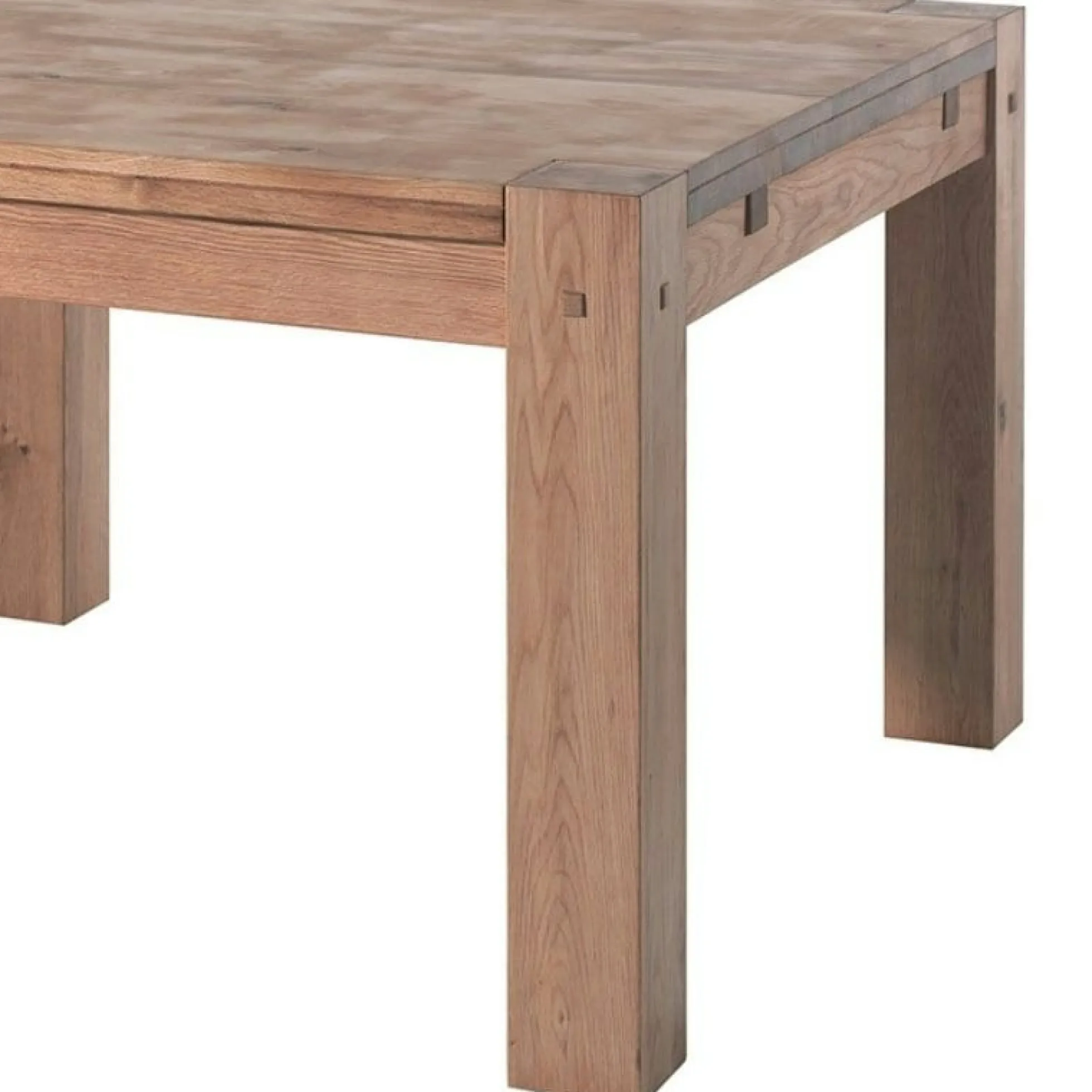 Table de repas carrée chêne massif 140 cm FJORD