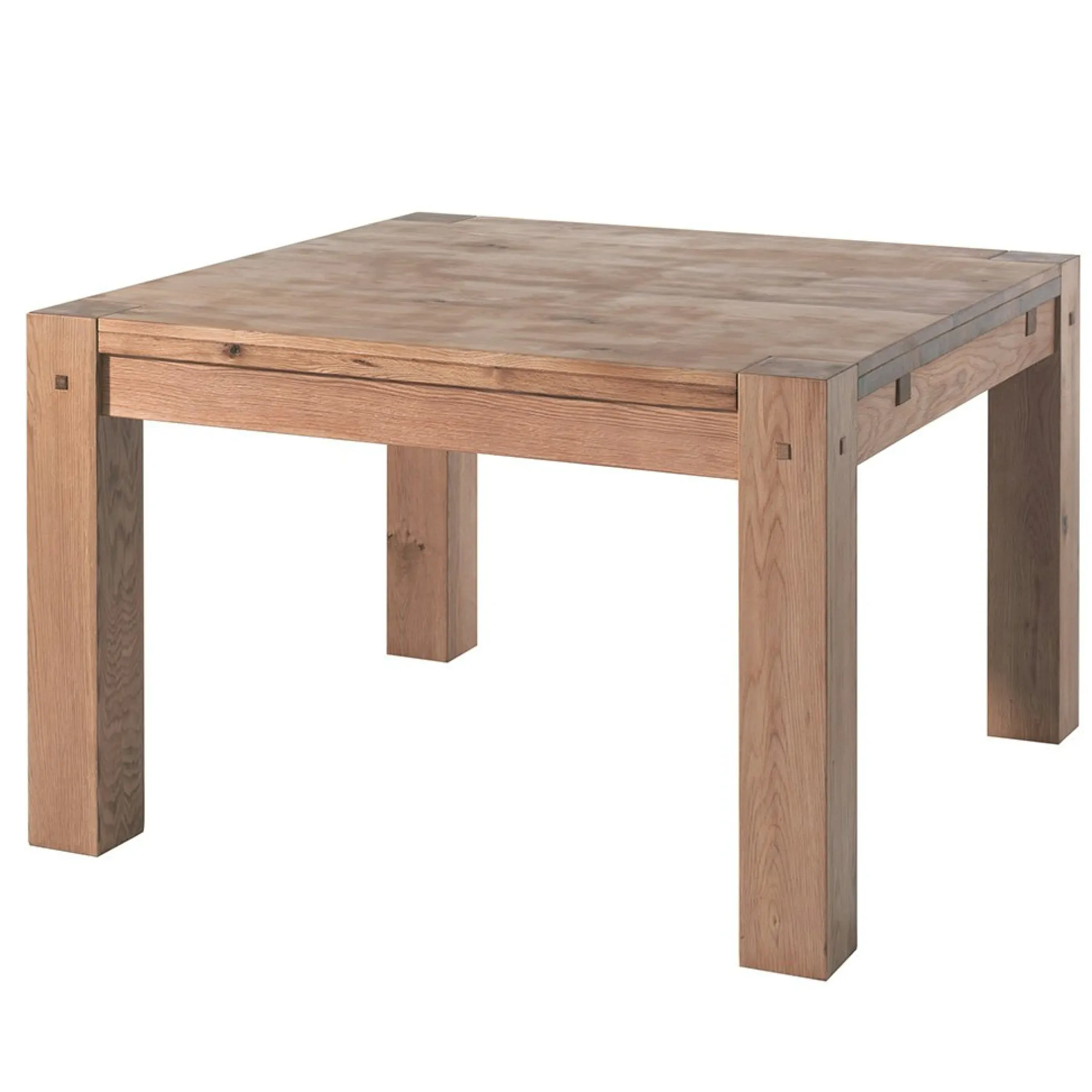 Table de repas carrée chêne massif 140 cm FJORD