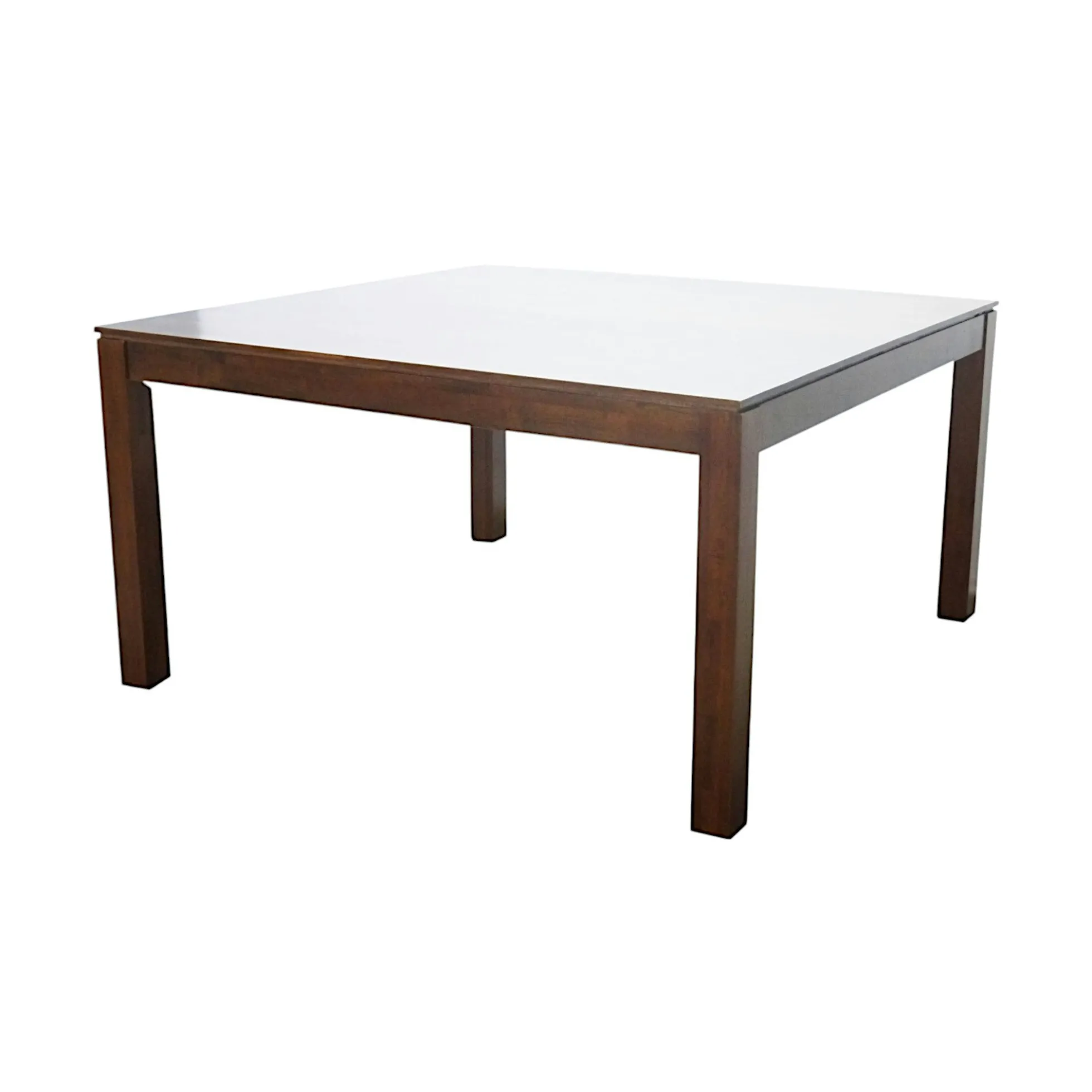 Table de repas carrée Hévéa 130x130x76cm HELENA