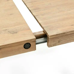 Table de Repas extensible Inspiration Indus' en Acacia et Métal 180/230x100x76cm BROOKLYN