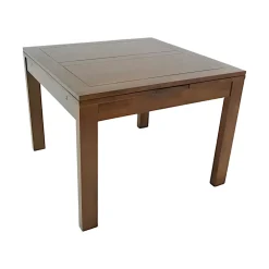 Table de repas Hévéa extensible 100/180x100x76cm OLGA