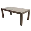 Table de repas Hévéa extensible 190/250x100x76cm ATTAN