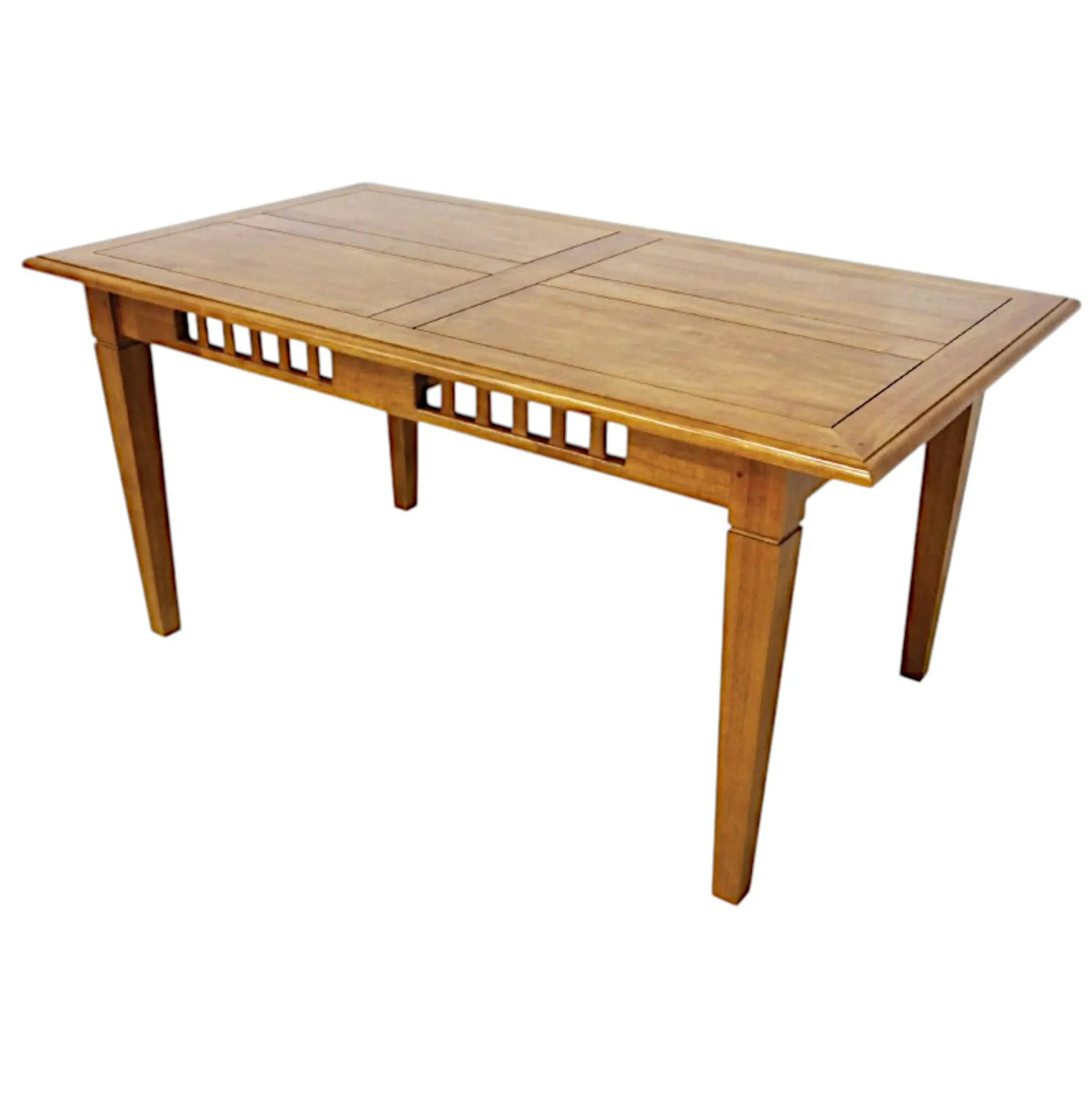 Table de repas Hévéa style Colonial, 1tiroir, 160x90x76cm MAORI