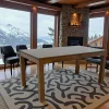 Table de repas Hévéa 160x90x76cm HELENA