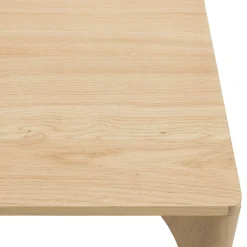 Table de repas moderne naturelle pieds chêne massif 220 cm PANAMA