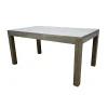 Table de repas rectangle Hévéa 160x90x76cm HELENA