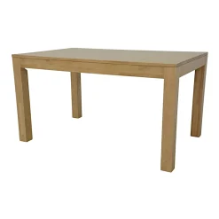 Table de repas rectangle Hévéa 140x90x76cm HELENA