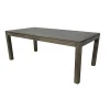 Table de repas rectangle Hévéa 200x100x76cm HELENA