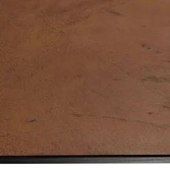 Table de repas rectangulaire bois effet pierre rouille 220 cm BIHAR