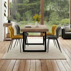 Table de salle à manger en bois recyclé 180 cm AUCKLAND