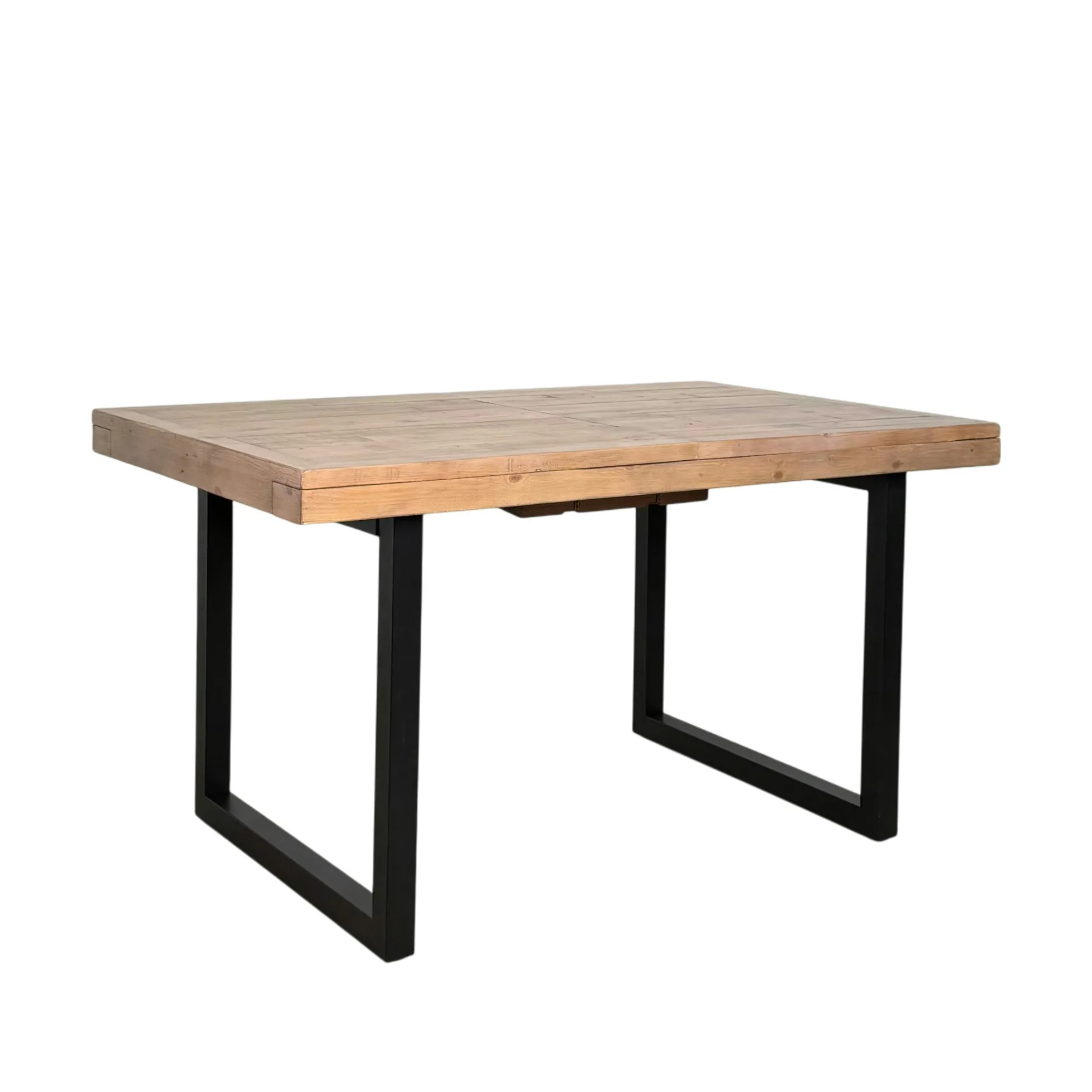 Table de salle à manger extensible en bois recyclé 140-180 cm AUCKLAND