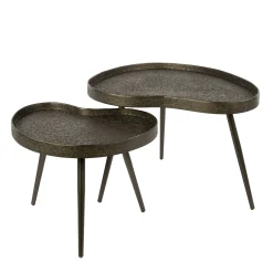 Table de salon vintage forme organique (lot de 2) RALF