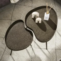 Table de salon vintage forme organique (lot de 2) RALF