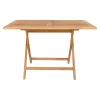 Table d'extérieur en teck 120 cm TANETE