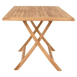 Table d'extérieur en teck 120 cm TANETE