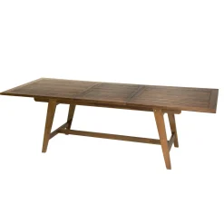 Table d'extérieur en teck plateau extensible 180/240 cm MACAO