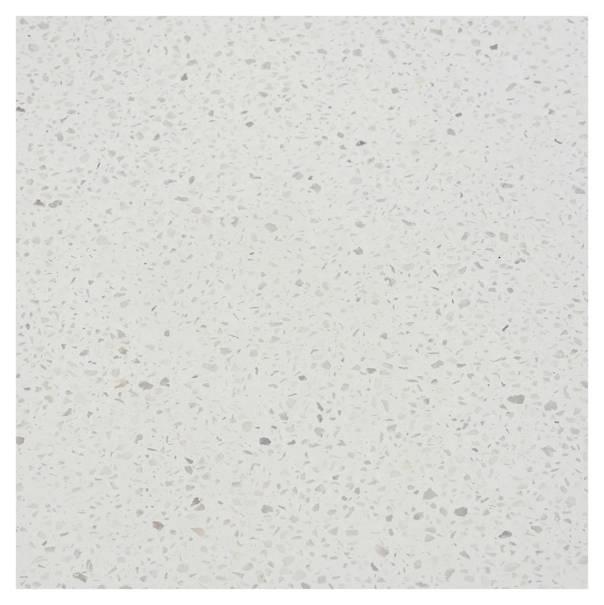 Table à dîner ronde terrazzo blanche ø120 BALI