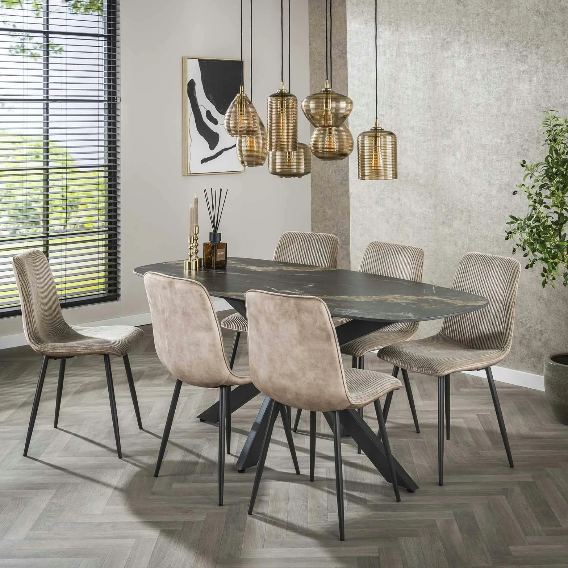 Table en céramique design 180 cm GALWAY