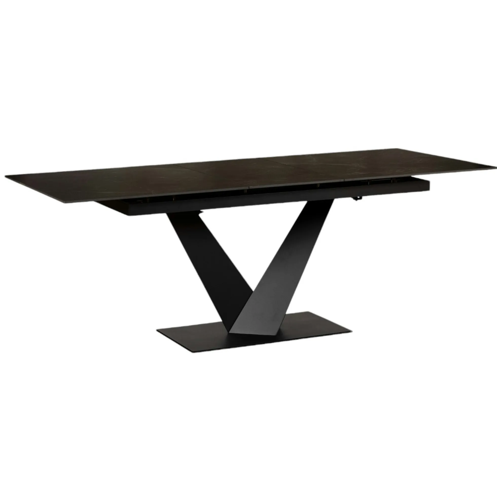 Table en céramique noire extensible 160-205 cm OTTAWA