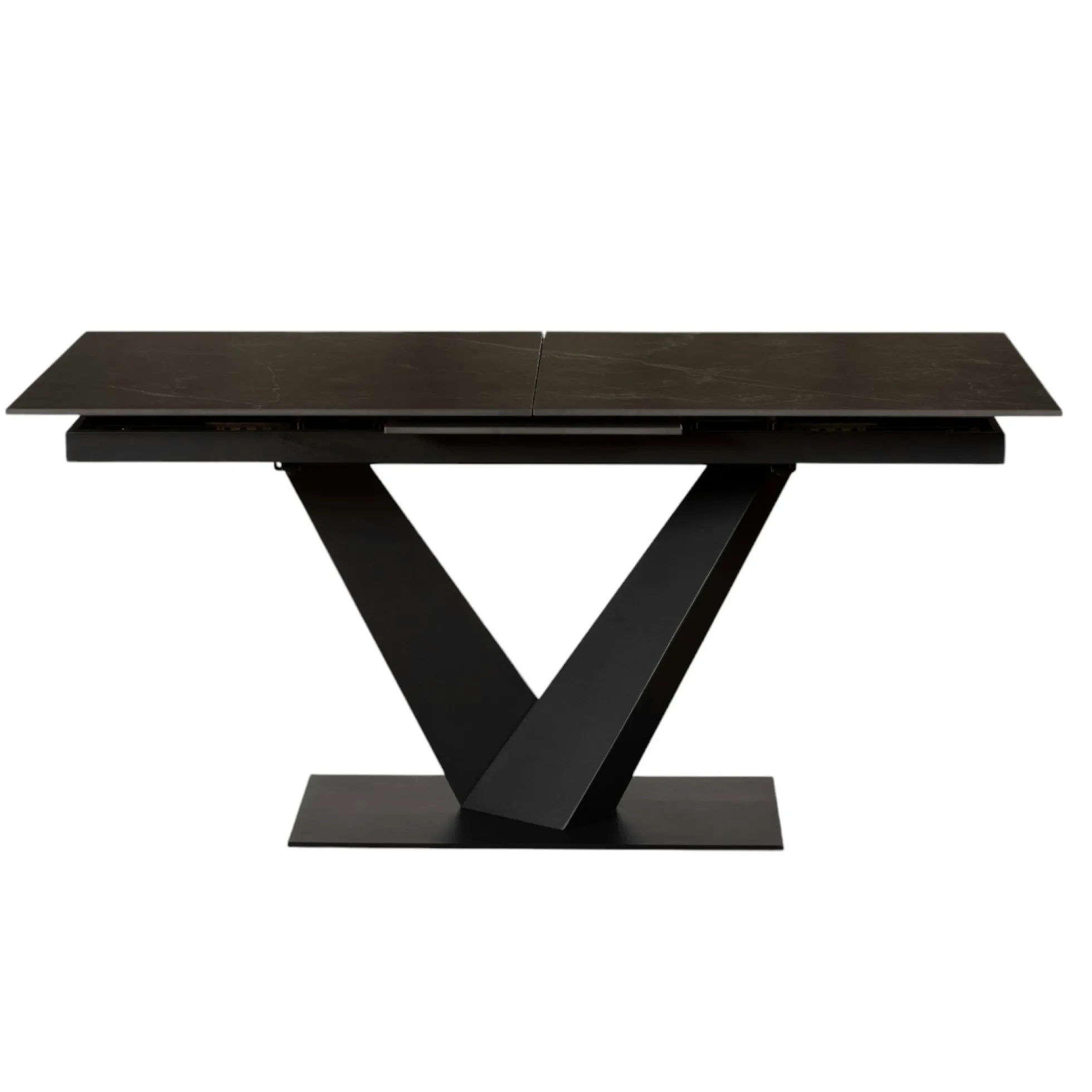Table en céramique noire extensible 160-205 cm OTTAWA