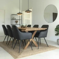 Table en teck 200 cm pour terrasse ou jardin TANETE