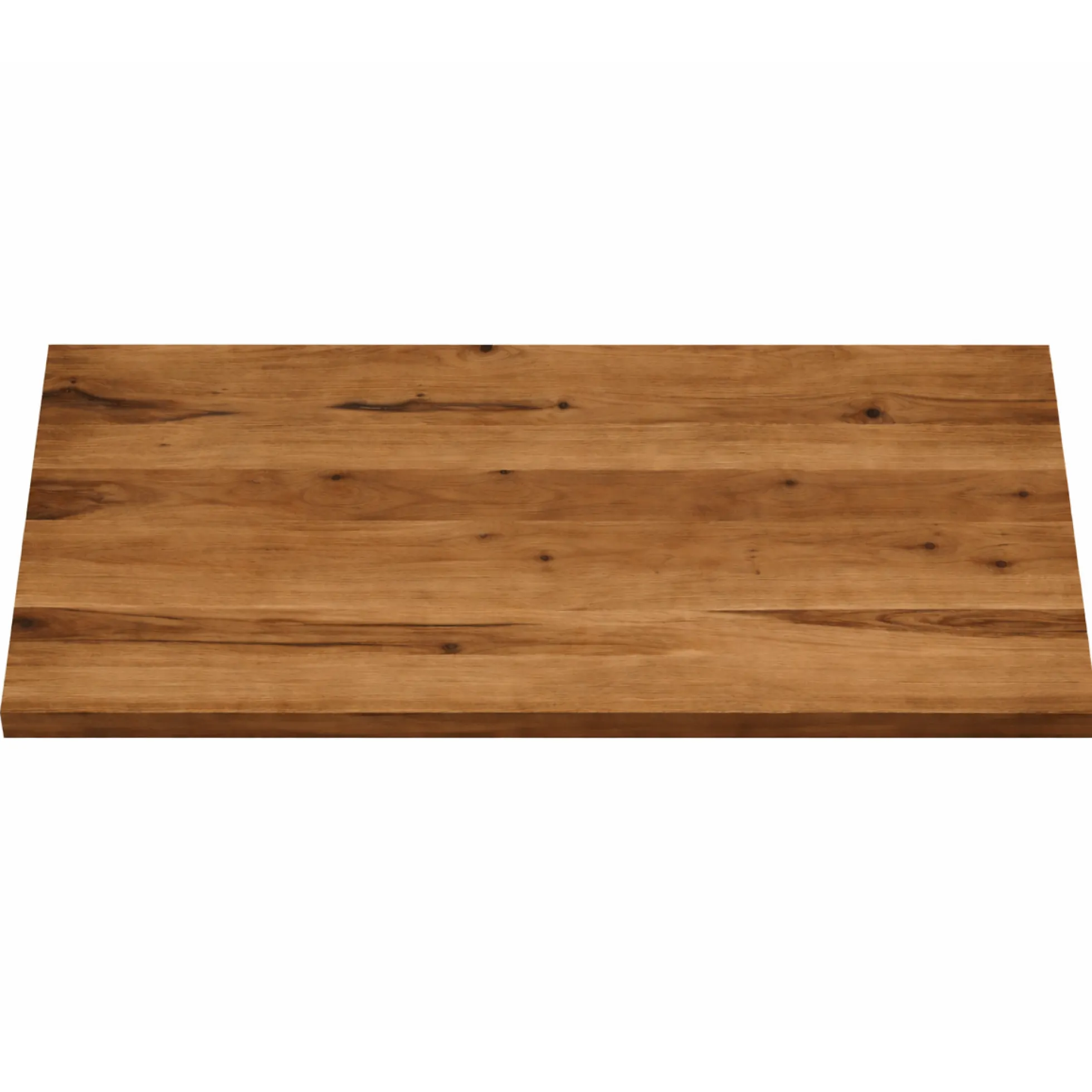 Table extensible bois brun bords droits pied grège fin 200 cm PALERME