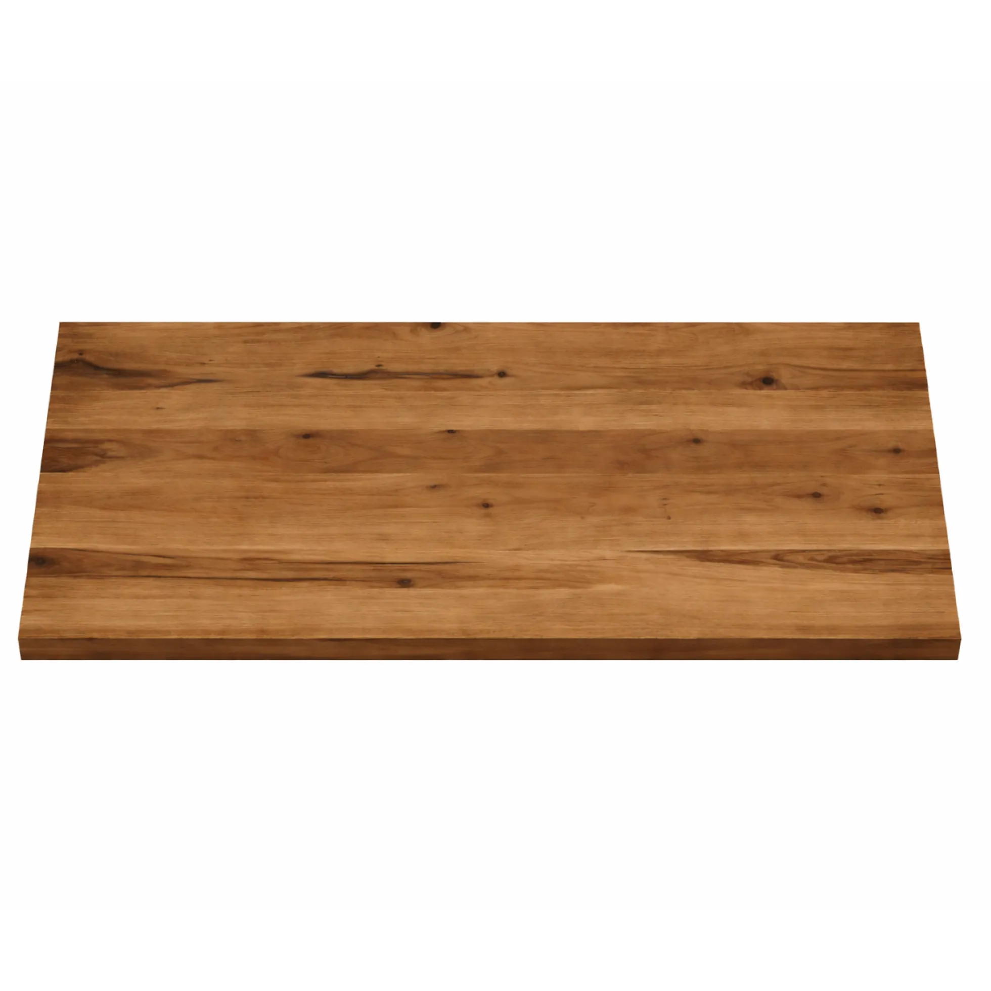 Table extensible bois brun bords droits pieds en X 240 cm PALERME