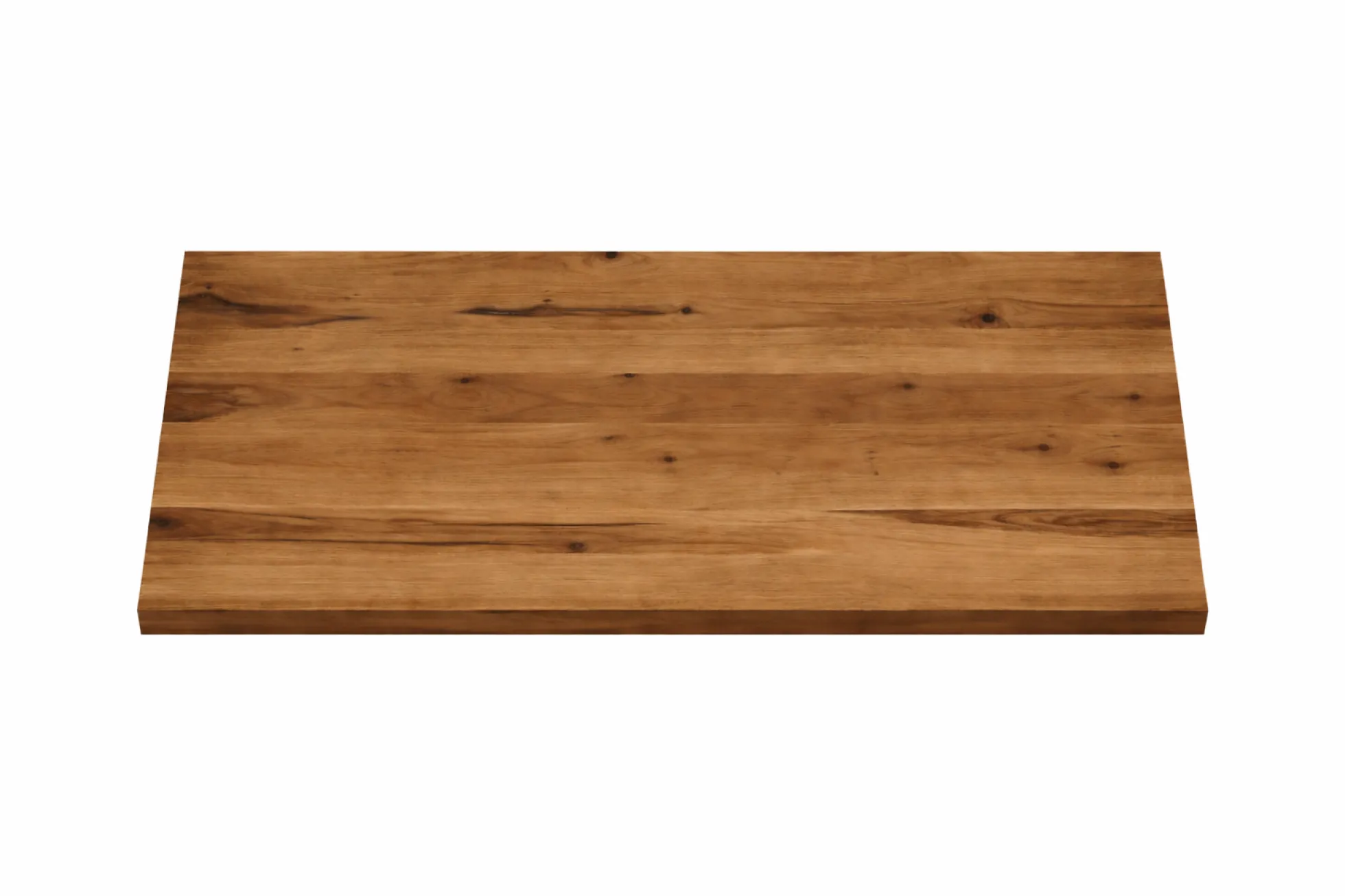 Table extensible bois de chêne brun pieds en U 240 cm PALERME