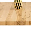 Table extensible bois de chêne huilé pieds en U 200 cm PALERME