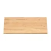 Table extensible bois huilé bords droits pied grège 220 cm PALERME